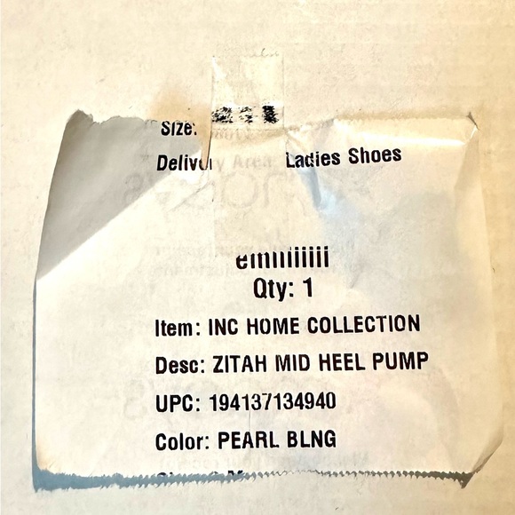 INC International Concepts Women's Glittering Silver Heels - Picture 5 of 5